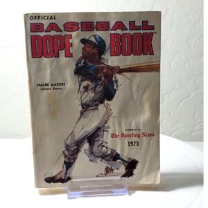 Lot of Baseball Dope Books, The Sportings News 1968, 1973, 1974, 1975 ~Vintage~